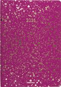 Agenda Céleste - 1 semaine sur 2 pages - 17 x 24,5 cm - fuchsia - Oberthur