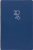 Agenda à spirale Portland - 1 semaine sur 2 pages - 17 x 24,5 cm - bleu - Oberthur