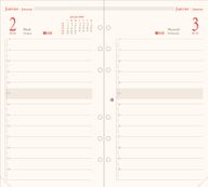 Oberthur - Recharge pour organiseur - 1 jour par page - 9,5 x 19,5 cm