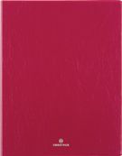 Agenda Odessa - 1 semaine sur 2 pages - 22 x 28 cm - bordeaux - Oberthur