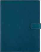 Agenda à spirale Milano - 1 semaine sur 2 pages - 22 x 28 cm - vert canard - Oberthur