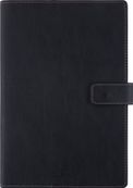 Agenda Milano - 1 semaine sur 2 pages - 17 x 24,5 cm - noir - Oberthur