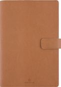 Agenda Milano - 1 semaine sur 2 pages - 17 x 24,5 cm - camel - Oberthur