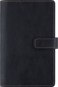 Agenda à spirale Milano - 1 semaine sur 2 pages - 11 x 18 cm - noir - Oberthur