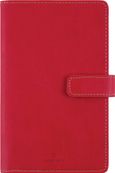 Agenda à spirale Milano - 1 semaine sur 2 pages - 11 x 18 cm - rouge - Oberthur