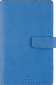 Agenda à spirale Milano - 1 semaine sur 2 pages - 11 x 18 cm - bleu denim - Oberthur