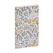 Exacompta Mini Labo Easytime - Agenda 9 X 17.5 cm - 2025 - semainier - reliure piquée - 17 Poches - papier blanc - couverture blanche - carton