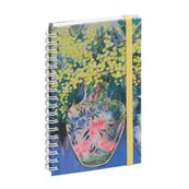 Agenda de poche Sophie Adde Lady 16S spiralé - 1 semaine sur 2 pages - 9 x 16 cm - Vases - Exacompta