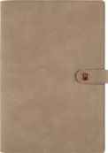 Agenda à spirale Ramatuelle - 1 semaine sur 2 pages - 17 x 24,5 cm - taupe - Oberthur