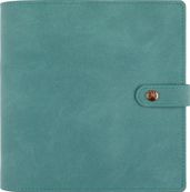 Agenda à spirale Ramatuelle - 1 semaine sur 2 pages - 16,5 x 16,5 cm - bleu céladon - Oberthur