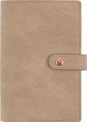 Agenda à spirale Ramatuelle - 1 semaine sur 2 pages - 10 x 15 cm - taupe - Oberthur