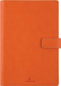 Agenda Milano - 1 semaine sur 2 pages - 17 x 24,5 cm - orange - Oberthur