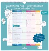 Calendrier mensuel d'organisation - 30 x 30 cm - Oberthur