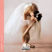 Calendrier mensuel 30x30 cm - 16 mois - Danse