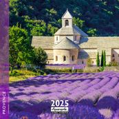 Calendrier mensuel 30x30 cm - 16 mois - Provence