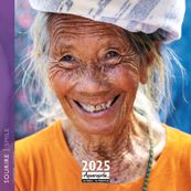 Calendrier mensuel 30x30 cm - 16 mois - Sourires