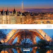 Calendrier mensuel 30x30 cm - 16 mois - Prestige Paris