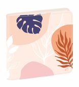 Quo Vadis Bloom - Agenda JAJ Executif - 2025 - semainier - standard / M - 160 x 160 mm - portrait - papier blanc - nature - fleurs - couverture orange - synthétique