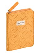 Quo Vadis Colette - Business diary - 100 x 150 mm - mustard yellow - velours