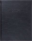 Agenda London - 1 semaine sur 2 pages - 22 x 28 cm - noir - Oberthur