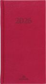 Agenda London - 1 semaine sur 2 pages - 9,5 x 17,5 cm - rouge - Oberthur