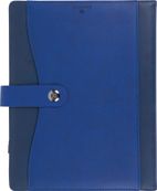 Agenda à spirale Davos - 1 semaine sur 2 pages - 22 x 28 cm - bleu - Oberthur