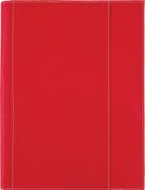 Agenda à spirale Burgos - 1 semaine sur 2 pages - 22 x 28 cm - rouge - Oberthur