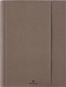 Agenda à spirale Burgos - 1 semaine sur 2 pages - 22 x 28 cm - taupe - Oberthur