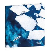 Quo Vadis Respire - Agenda JAJ Executif - 2025 - semainier - reliure piquée - standard / M - 160 x 160 mm - portrait - ice floe - multicolore - carton