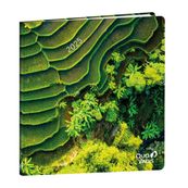 Quo Vadis Respire - Agenda JAJ Executif - 2025 - semainier - reliure piquée - standard / M - 160 x 160 mm - portrait - rice field - multicolore - carton