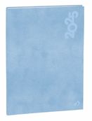 Quo Vadis Gaia - Agenda - 2025 - semainier - reliure piquée - mini - 100 x 150 mm - portrait - papier blanc - couleur unique - cloud blue cover - papier cartonné