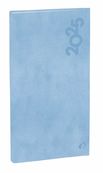 Quo Vadis - Agenda - 2025 - Italnote B - Semainier Horizontal - Français - Gaïa - Bleu - 12 mois et 1/2 de mi-décembre à décembre - 8,8x17 cm - Papier Clairefontaine blanc - Fabrication française