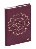 Quo Vadis Isis - Agenda - 2025 - semainier - mini - 99.1 x 150 mm - portrait - papier blanc - embossed gold pattern - couvercle multicolore - synthétique