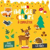 Mon p'tit hemma - mon imagier colore a completer -la foret - avec stickers