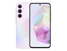 Samsung Galaxy A35 - 5G smartphone - SIM doble - RAM 8 GB / Memoria interna 256 GB - microSD slot - pantalla OLED - 6.6" - 2340 x 1080 píxeles (120 Hz) - 3 x cámaras traseras 50 MP, 8 MP, 5 MP - front camera 13 MP - awesome lilac