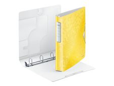 Leitz Active WOW SoftClick - Classeur à anneaux - largeur de dos : 52 mm - pour A4 (210 x 297 mm) - capacité : 280 feuilles - jaune