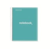 Notebook Emotions, Couverture souple, A4, séyès, 80 feuilles de 1 couleur, Miquelrius, Bleu Ciel.