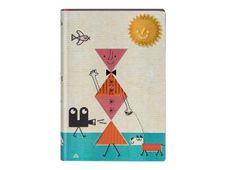 Paperblanks Retro Pop! - Cahier de notes - reliure cousue et collée - mini - 95 x 140 mm - 104 feuilles / 208 pages - uni - Hound Dog - multicolore - papier