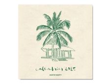 BLUE ART Nouvelle - Calendrier - 2025 - palm tree by Agathe Marty - 14 pages - 30 x 30 cm