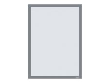 Nobo - Porte-affiche magnétique autocollant - A3 - argent 