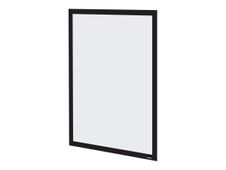 Nobo - Porte-affiche magnétique autocollant - A3 - noir