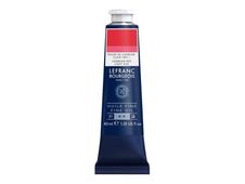 Lefranc Bourgeois - Peinture à l'huile - teinte rouge clair de cadmium - opaque - fine - 40 ml