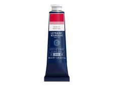 Lefranc Bourgeois - Peinture à l'huile - rouge vif - semi-opaque - fine - 40 ml