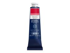 Lefranc Bourgeois - Peinture à l'huile - teinte foncée rouge de cadmium - opaque - fine - 40 ml