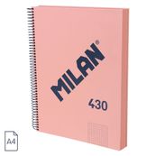 NOTEBOOK 1 A4  T/D 5 X 5 MM 120 H SINCE 1918 ROSA