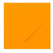 CANSON Iris Vivaldi - Papier Dessin Couleur - Lisse - 120 g/m² - Feuille - A4-21x29,7cm - Jaune d'Or