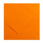CANSON Iris Vivaldi - Papier Dessin Couleur - Lisse - 240 g/m² - Feuille - A4-21x29,7cm - Clémentine