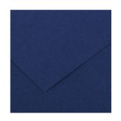 CANSON Iris Vivaldi - Papier Dessin Couleur - Lisse - 120 g/m² - Feuille - A4-21x29,7cm - Outremer