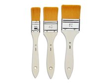 Pebeo Artist - Lot de pinceaux - 3 parties - plat - taille : 40, 50, 25