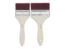 Pebeo Artist - Lot de pinceaux - 2 parties - plat - taille : 75, 100